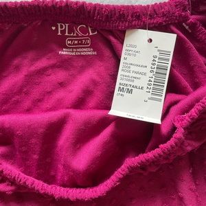 Girls Square Neck Tie Front Top